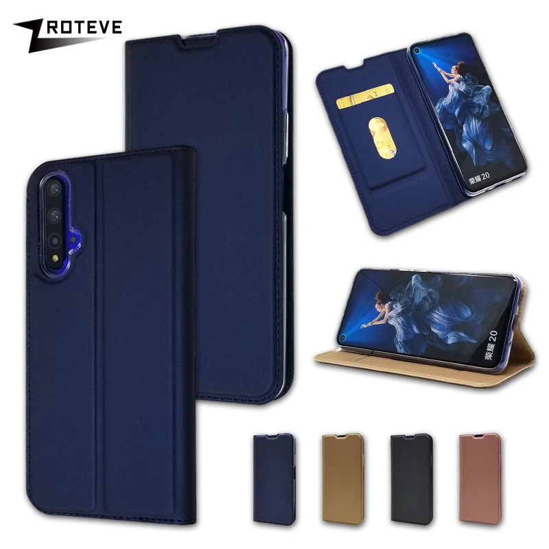 

Flip Cases For Huawei Honor 20 Pro ZROTEVE Card Pocket Wallet Case PU Leather Magnetic Cover For Huawei Honor 20 Lite Case Cover