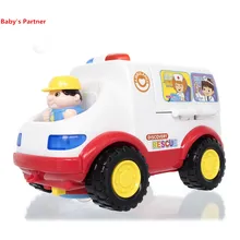 Машина скорой помощи детские игрушки для моделирования Brinquedos электромобиль игрушка для раннего обучения доктор игрушки для детей игрушка для малыша к доктору