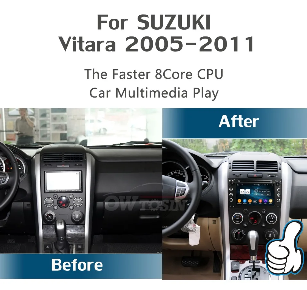 Sale 7"IPS 1920*1080 8Core 4GB RAM+64GB ROM Android 9.0 Car DVD Player For Suzuki Grand Vitara 2005-2013 DSP Radio GPS Parrot BT Adas 2 Sale 7"IPS 1920*1080 8Core 4GB RAM+64GB ROM Android 9.0 Car DVD Player For Suzuki Grand Vitara 2005-2013 DSP Radio GPS Parrot BT Adas 2