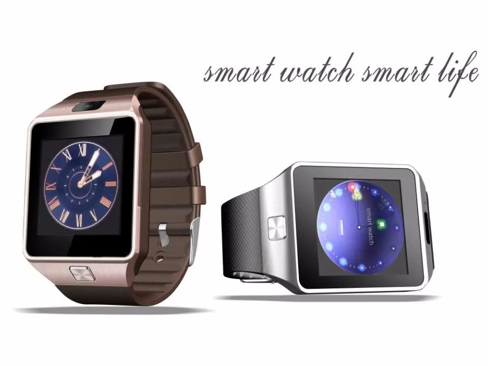 Smart Watch Watch con slot per sim card Messaggio push Connettività Bluetooth Telefono Android migliore di DZ09 Smartwatch Men Watch