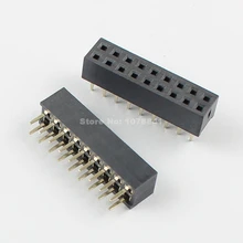 20 штук в партии 2 мм 2,0 мм Шаг 2x9 Pin 18 Pin женский двухрядный прямой штыревой разъем полосы