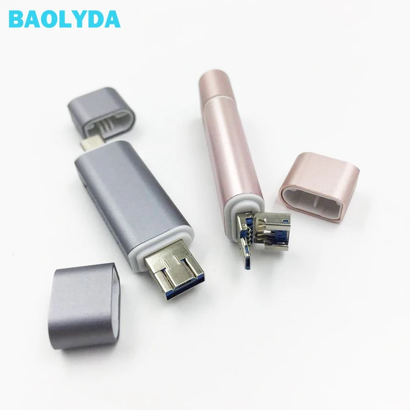 Считыватель карт Baolyda type C sd-карта 5в1 OTG/USB кард-ридер с USB 3 0 Micro SD TF Тип для мобильных