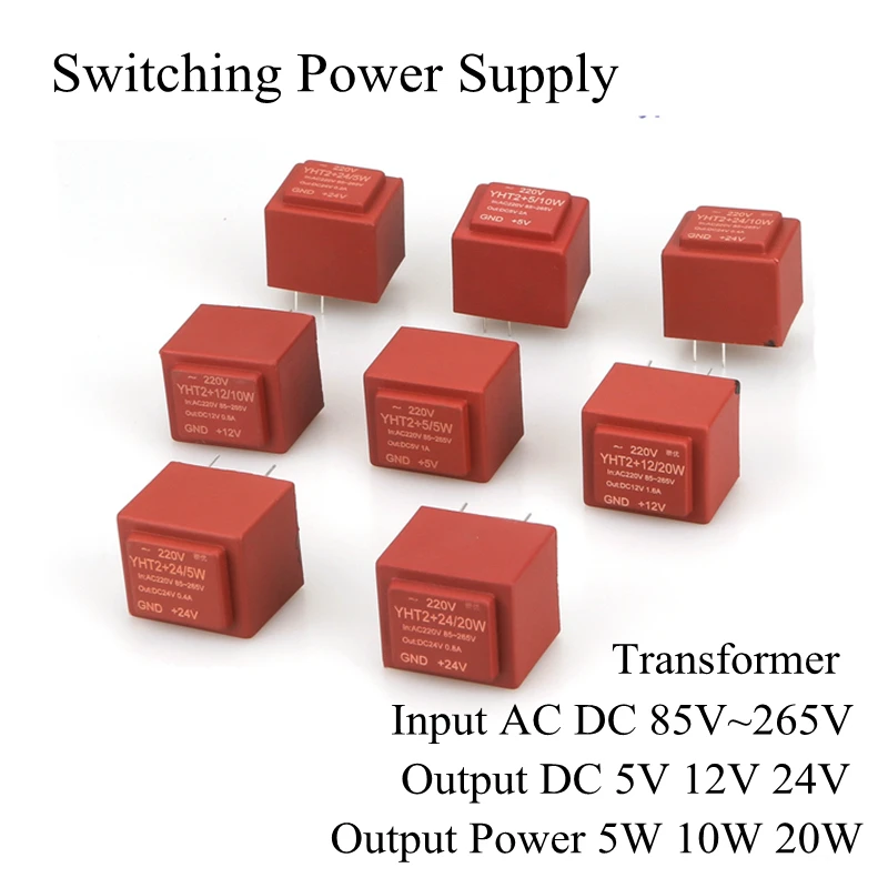 Импульсный модуль питания Вход трансформатора AC DC 85V ~ 265V Выход 5V 12V 24V