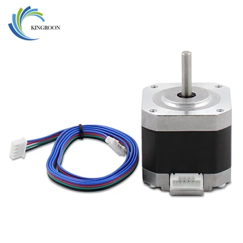 

4-lead Nema17 Stepper Motor 42 Step 42BYGH 1.5A 17HS4401 1.8 DC For CNC XYZ 3D Printers Parts with 4 pin 800mm Dupont Cable Part