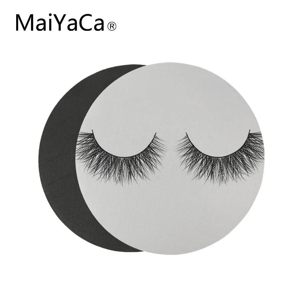 MaiCaYa For fashion eyelash Small Size Round Mouse Pad Computer Desk Decorate mouse pads | Компьютеры и офис