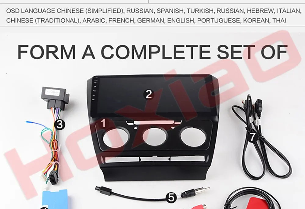 Sale 2 din Android Quad Core Car DVD player for Skoda Volkswagen Octavia Audio GPS Radio Steering-Wheel car multimedia player 20