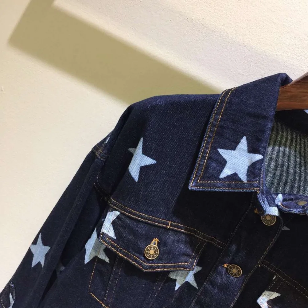Motards Printemps Manteaux G084 Nouvelle Vestes Bleu Chic Femmes Motoamp; Denim Court 2019 En De sCQBxtrhd