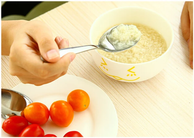 Medium16.5* 4 см из нержавеющей стали посуда ложка детская суп ложка столовая ложка серебро 10 шт./лот