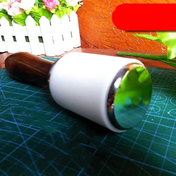 

High quality handmade leather carving printing tool hammer with wooden handle Carving hammer cut diamond engraving free shipping