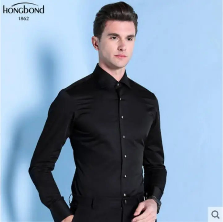 Профессиональные индивидуальные хлопковые рубашки для мужчин высокого качества однотонные цвета черный белый розовый светильник фиолетовый
