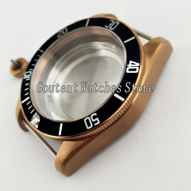 Чехол для часов Miyota 8215 ETA 2836 Mingzhu DG2813/3804 p814 41 мм с бронзовым покрытием|Часы Чехлы| |