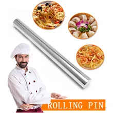 Роллинг штифт пельменей паста пиццы кухонные Вертлюги из нержавеющей стали штырь 11 L0529