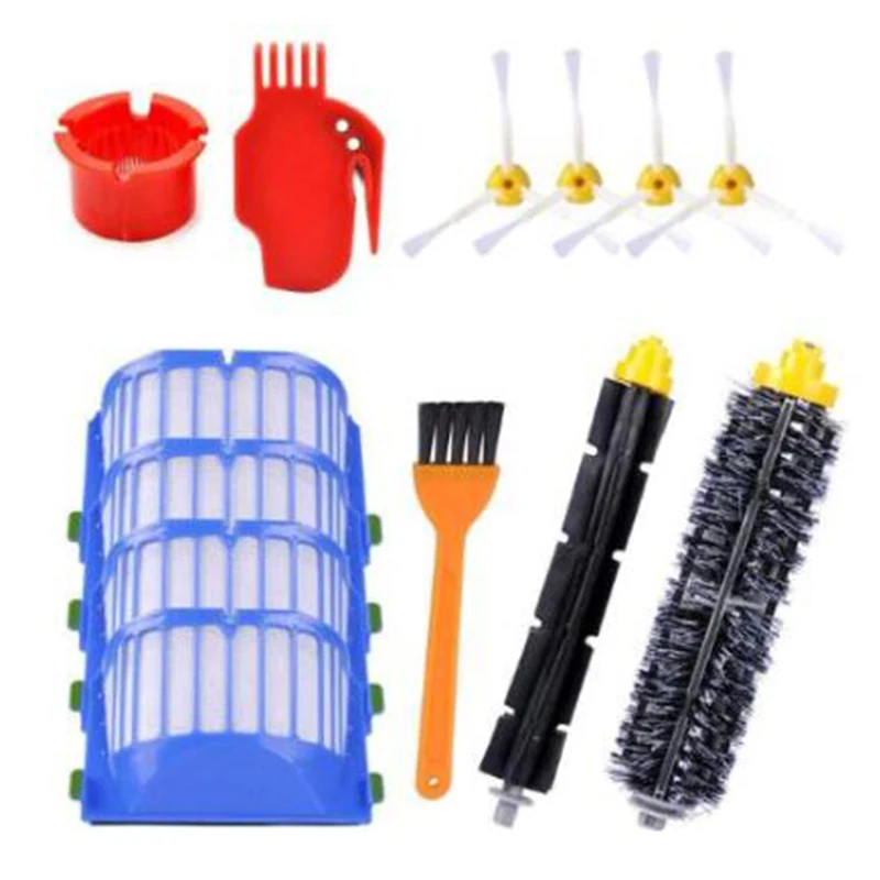 

Filter Spare 614 620 Brush Flexible Side Combs Standby filters Cleaning Tools Kit Set For Robot Roomba 600 595