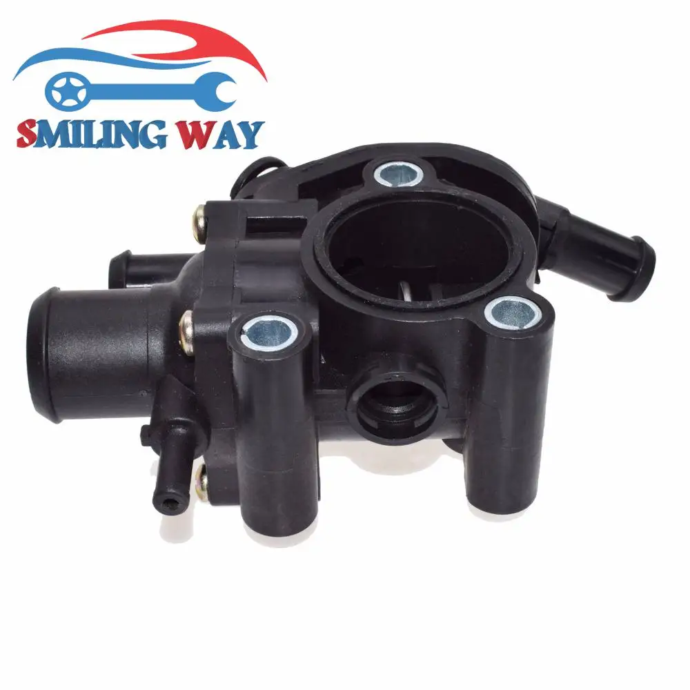 SMILING WAY Coolant Thermostat Housing Assembly For Ford Focus 2000