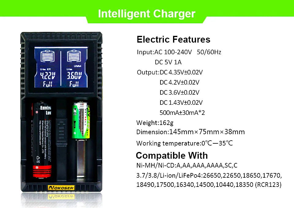 اللوحي شواحن LCD شاحن بطارية USB قابل لإعادة الشحن شاحن ل 26650 18650 18500 18350 17670 14500 بطارية ليثيوم 3.7 V