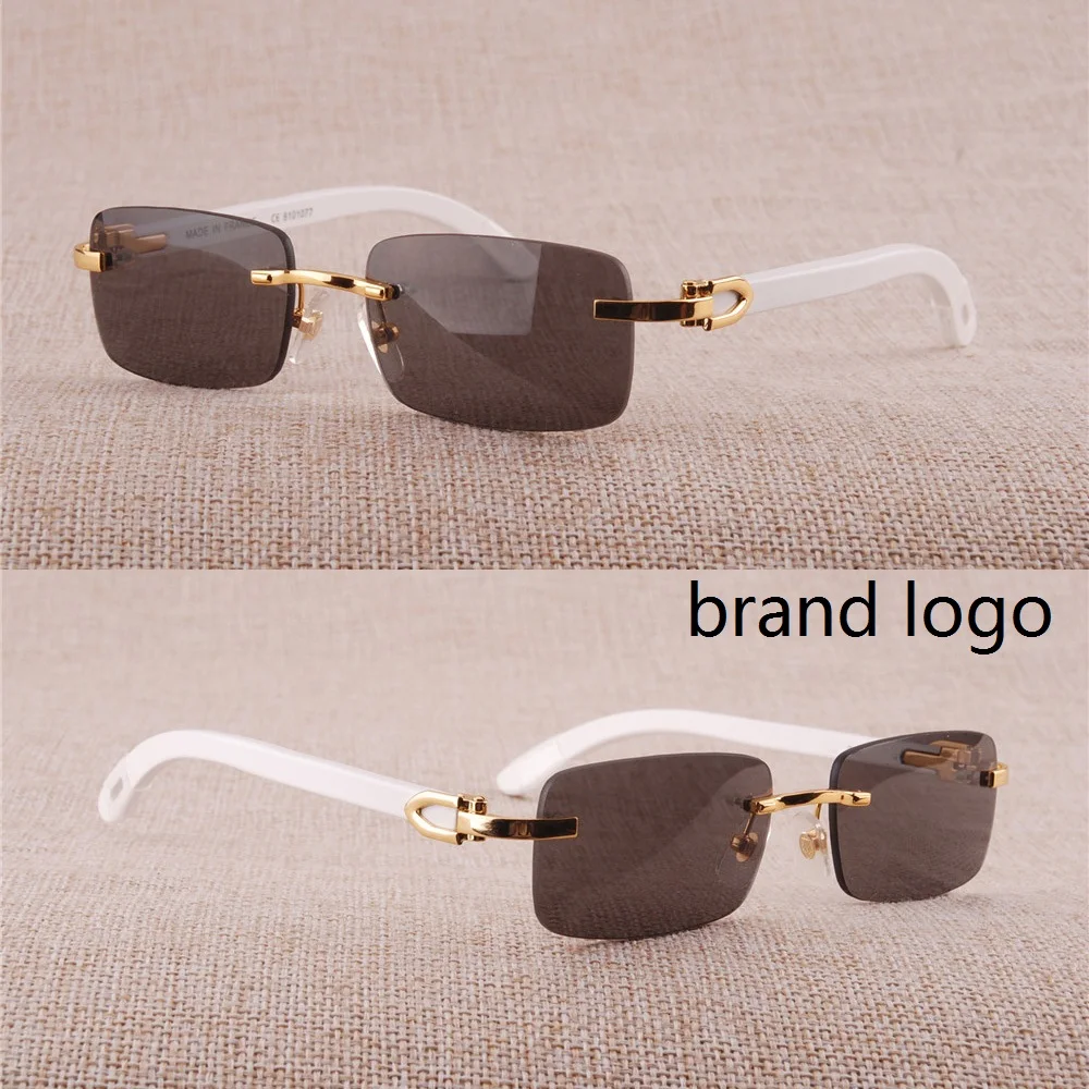 

Cubojue Brand Mens Glasses Frame Wood Eyeglasses Man Prescription Spectacles Rimless Eyewear Fashion Anti Reflection Gold Wooden