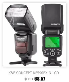 Новейшая K& F концепция KF-150 Вспышка Speedlite Master Slave 14GN вспышка с режимом TTL с отражателем для камеры Nikon D3300 D5300 D7200