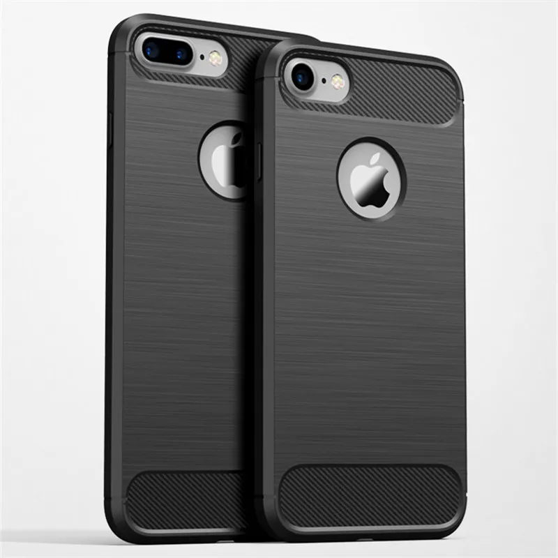 

Carbon Fiber Phone Cases For iPhone X XS iPhone6 6s Plus SE 5 5s Cases Soft Anti-Knock Cover For iPhone 6 7 8 Plus X Capa Coque