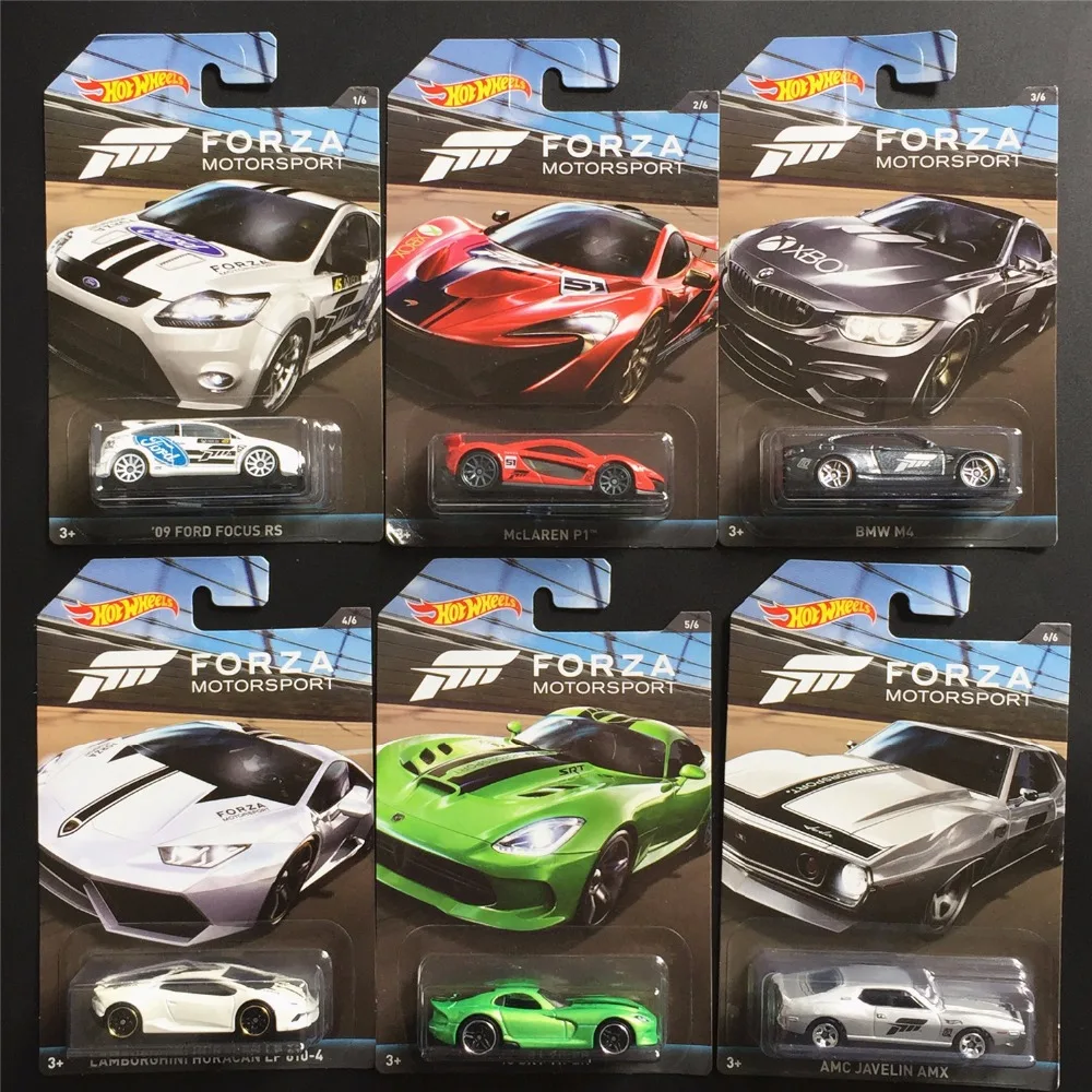 Hot Wheels 1:64 спортивный автомобиль FORZA MOTOSPORT FORD Коллекционная версия металлический