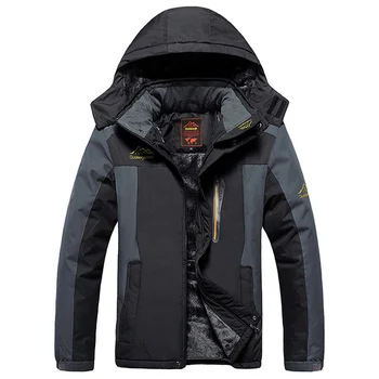 

Winter Fleece Military Jackets Men Windproof Waterproof Outwear Parka Mens Windbreaker Warm Raincoat Coat Plus Size 9XL Overcoat