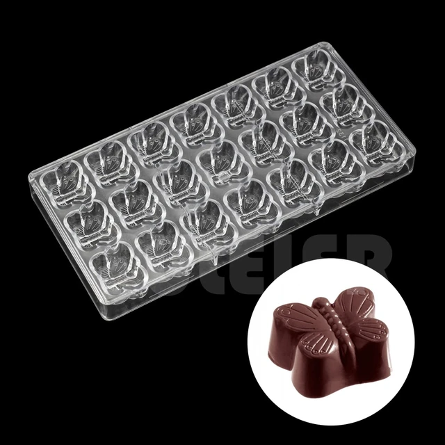 POLYCARBONATE CHOCOLATE MOULD - BUTTERFLY SHAPE