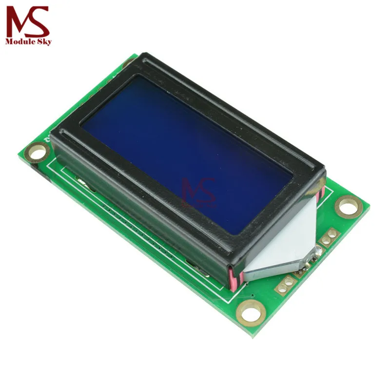 

0802 LCD 8x2 Character LCD Display Module 5V LCM Blue backlight For Arduino