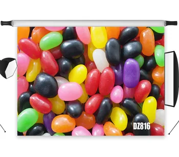 

LB Polyester & Vinyl Colored Juice Soft Candy Children Studio Backdrop Photography Photo Props Photographic Background Decor