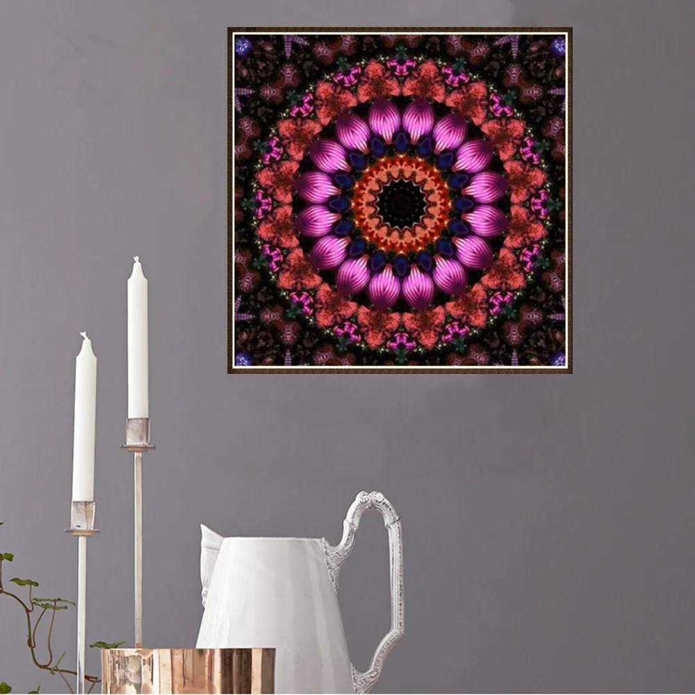 5D Diamond Round drill painting Crystal Picture Summer tea flower Diamond Embroidered painting living home decoration gifts