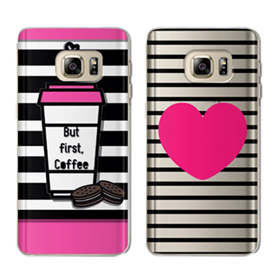 Square stripe Cover For Samsung Galaxy A5 2017 J3 J5 J7 A3 2016 2015 S6 S7 Edge S8 S9 Plus Coque Vintage Fundas Carcasas Etiu |