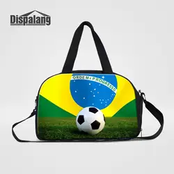 Для мужчин сумка дорожные сумки Мячи шаблон Duffle Bag для мальчиков-подростков баскетбольные мячи футбольных студентов Спортивная ночь Сумки
