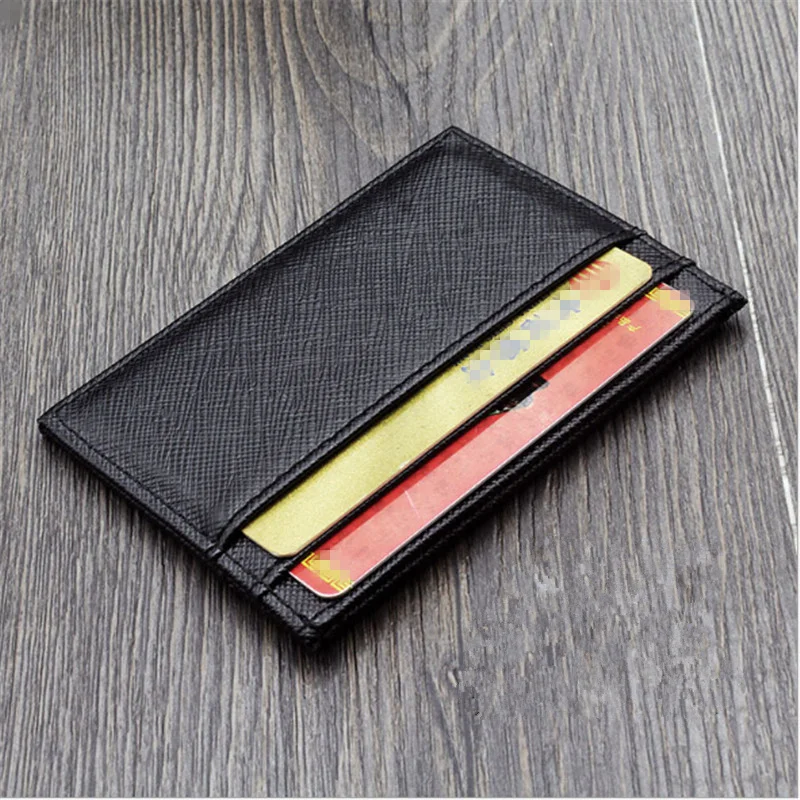 

1PC Fashion Men Card Holder Slim Bank Leather Mini Credit Card ID Card Holder Case Bag Wallet Holder Money Gift