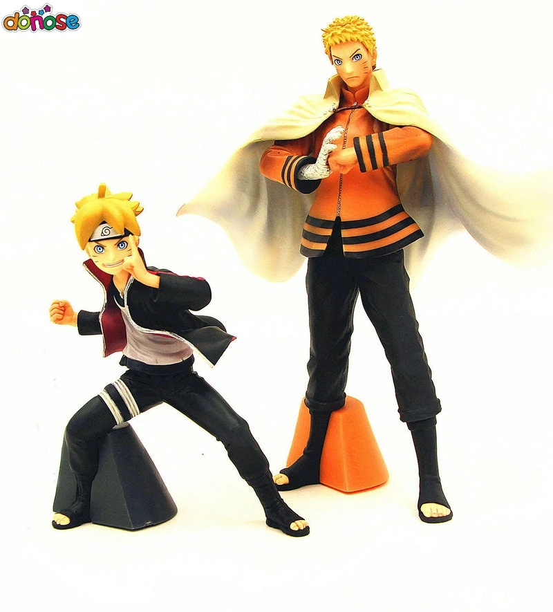 Naruto boruto 2pcs/set PVC Anime figure toy Collectibles gift new japanese comics Action Figure  Model Kids Toy