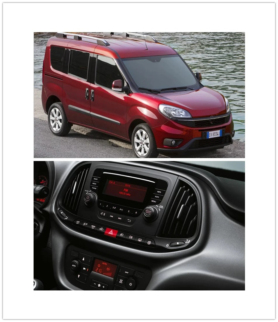 NaviFly для Fiat Doblo- Android 8,1 Автомобильный мультимедийный плеер gps Навигация dvd РАДИО wifi Bluetooth CANBUS 1080P HD 1 Din