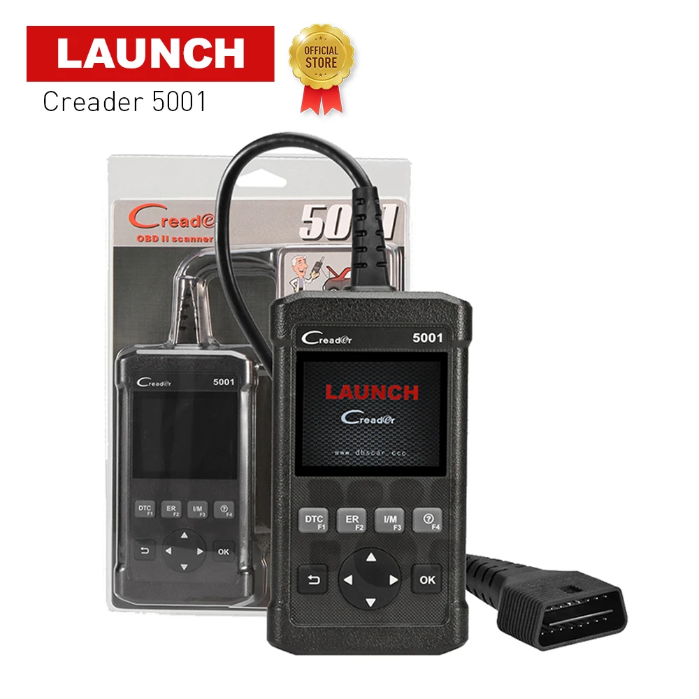 LAUNCH 2018 version CReader 5001 OBDII EOBD Diagnostic tool and On board monitor test as function