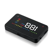 Car OBD2 II carro HUD Cabeça Up Display EUOBD A200 Velocidade alarme Projetor Windshield Auto Alarme de Tensão Eletrônico