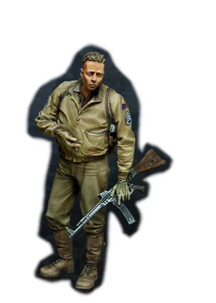 

[tuskmodel] 1 35 scale resin model figures kit WW2 US Sherman Tank crew commander