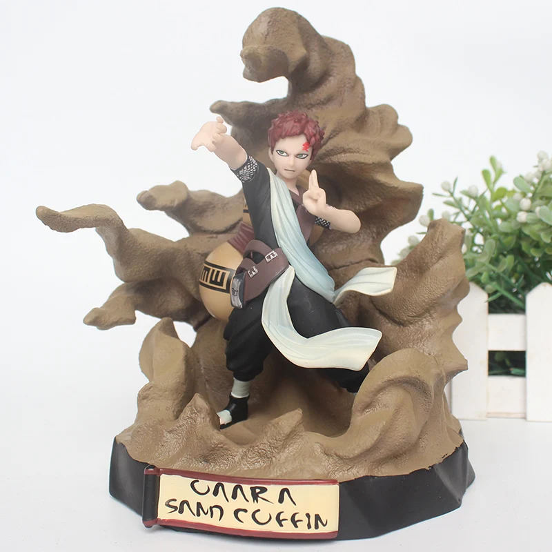 Ботинки в стиле аниме NARUTO фигурка повязка на голову Sabaku no Gaara из ПВХ движущаяся