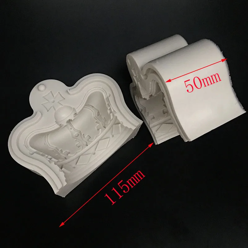 Последние исследования и разработки экстравагантности и благородной короны литья силиконовая форма для украшения тортов мастикой