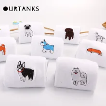 Женские носки Taste Dalmatians десять серий полностью calcetines хлопковые носки с вышивкой