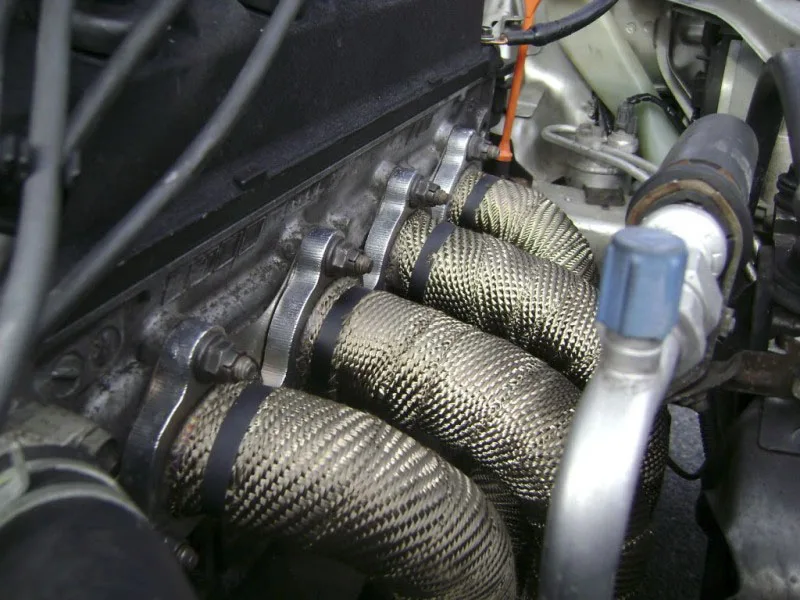 Thermal Wrap,exhaust insulating warp,header warp ,exhaust pipe warp 10meter 500'C with 4 pcs Ties