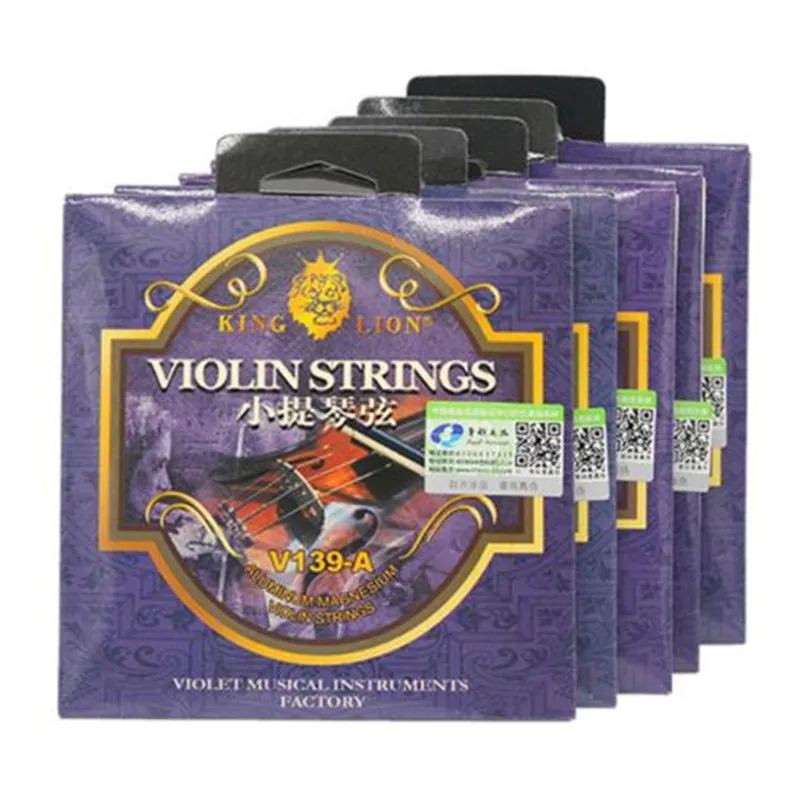 

Medium Soft Alloy String Steel Wire German technology Violin Strings G,D,A,E, Ball End 4/4 4/3 1/2 1/4 Violin Accessories