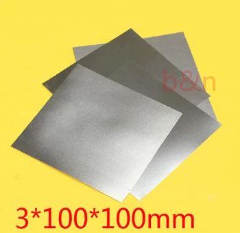 

3mm*100*100 3mm thickness titanium Ti plate dynamic sheet TA2 GR2 ti-alloy plate pure tisheets Ti chip board panel
