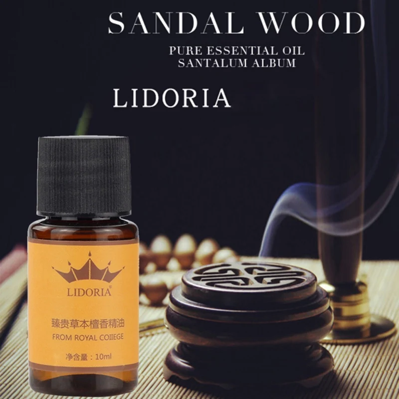 

New 10ml Sandalwood Essential Oil Pure Essential Oils For Aromatherapy Diffusers Massage Oil Sterilization Wound Repairing