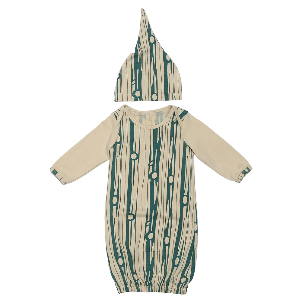 Baby Soft Sleepwear Pure Cotton Striped Anti kicking Sleeping clothes