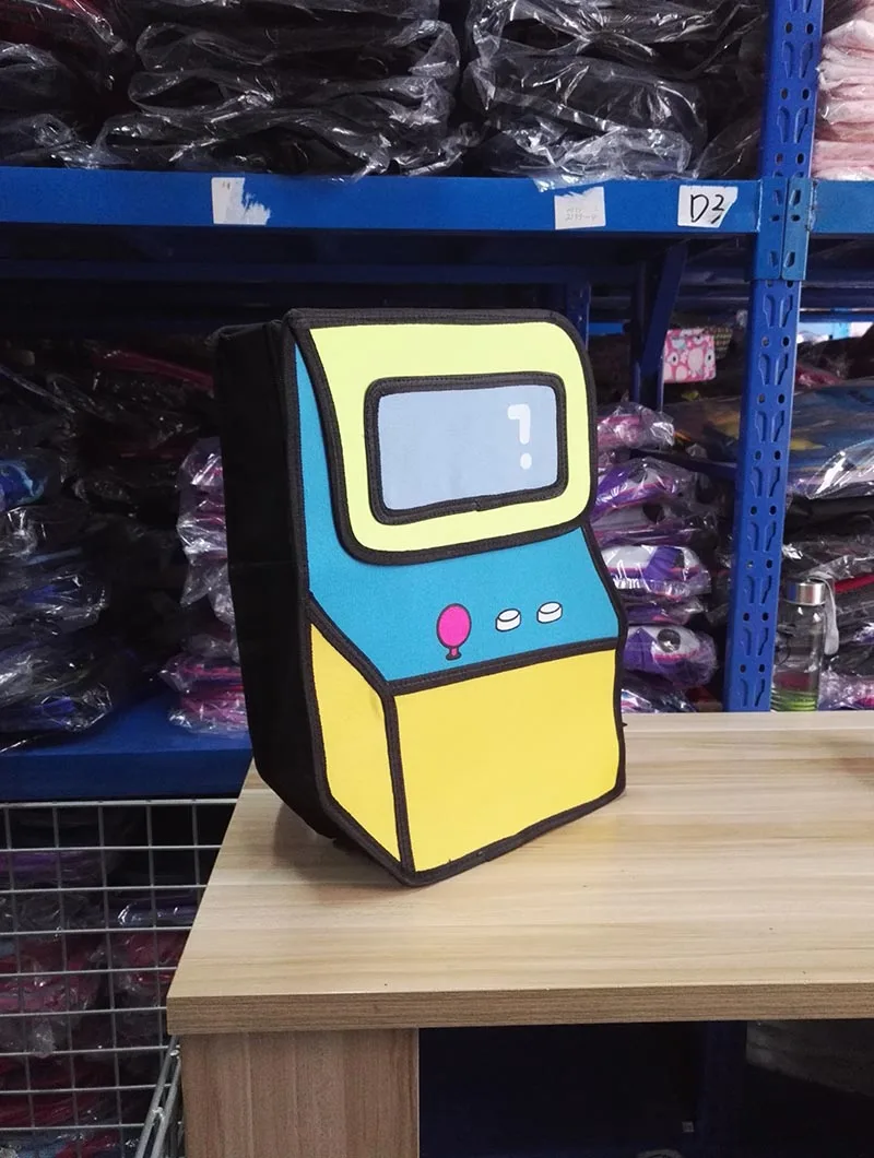 2018 новые модные 2D игровые консоли Качественные рюкзаки комиксов женские