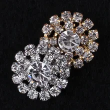 Caliente venta 30 unids/lote envío gratis completo Rhinestone botones para la boda vestido de fiesta y zapatos accesorio para el pelo z03