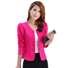 Весна осень куртка женская двубортная аппликация тонкий кардиган Женская короткая куртка пальто abrigos Bbolero chaquetas mujer