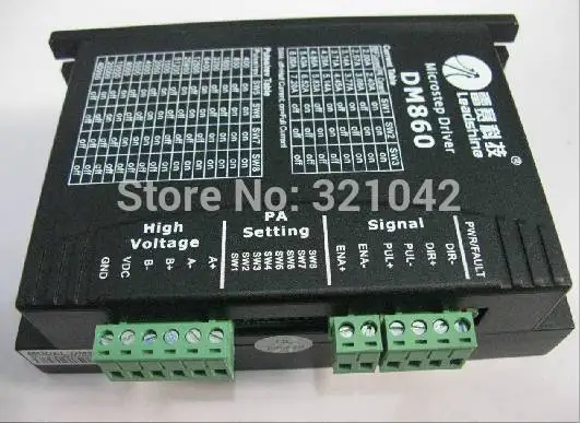 

2-phase stepper driver MA860-DSP design working 24V-80VDC or VAC16-70VAC output 6 A current work with NEMA 34 motor