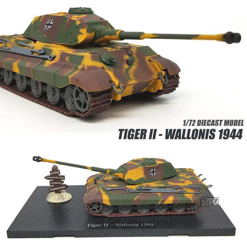 Tiger II-Wallonis 1944 1/72 литой Танк модель ATLAS |