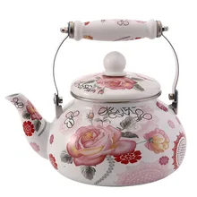 2,5 л Китайский традиционный эмаль воды горшок с керамической ручкой Кофе Чай для дома кухня